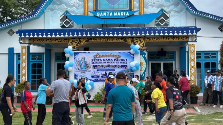 Paroki Santa Maria Diangkat ke Surga Biak Luncurkan Pesta Nama Pelindung