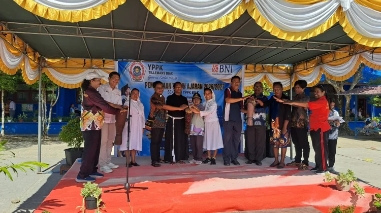 Tahun Ajaran Baru, YPPK Tillemans Biak Resmi Gunakan Sistem Keuangan Digital BNI