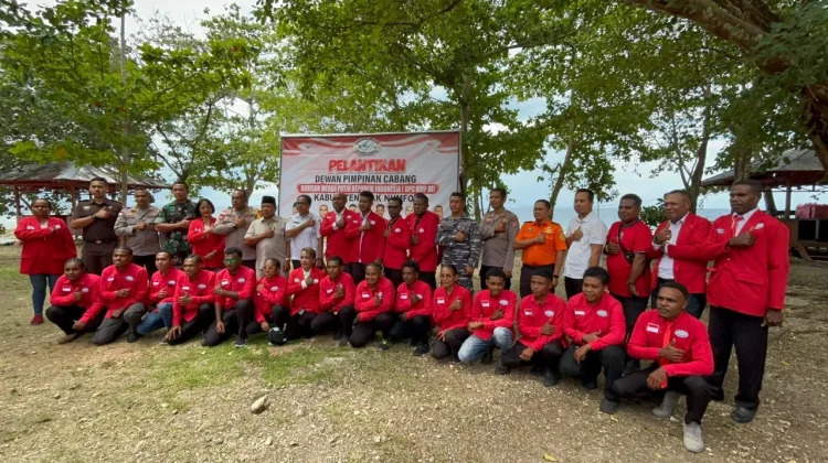 Pelantikan DPC BMP RI Biak Numfor, Siap Bersinergi Kawal Pembangunan dan Asta Cita
