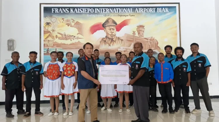 Angkasa Pura Biak Gelar Program Pojok Budaya, Angkat Seni Lokal