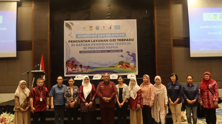 Sinergi Lintas Sektor di Biak, Perkuat Layanan Gizi Sekolah Melalui Workshop