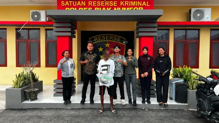 Polres Biak Numfor Serahkan Tersangka Penganiayaan ke Kejaksaan Negeri Biak
