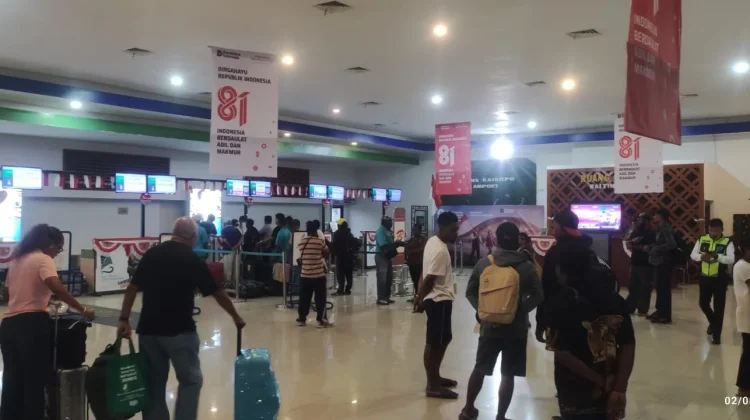 Penumpang Bandara Frans Kaisiepo Biak Capai 12.720 Orang di Juli 2026