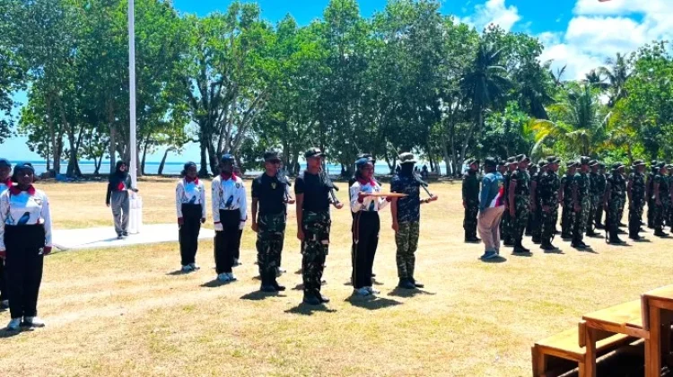 Paskibraka Biak Numfor Intens Jalani Latihan jelang Sepekan Bertugas