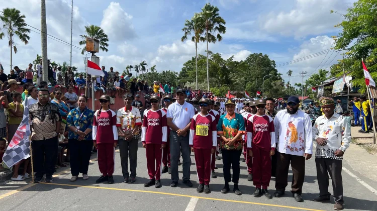 Siswa Sekolah Rakyat 41 Biak Antusias Ikuti Rangkaian Kegiatan HUT ke-81 RI