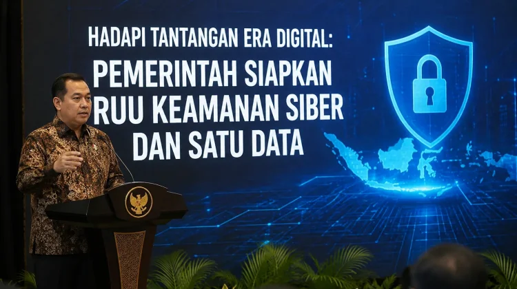 Hadapi Tantangan Era Digital: Pemerintah Siapkan RUU Keamanan Siber dan Satu Data