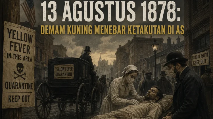 Tragedi 13 Agustus 1878: Demam Kuning Menebar Ketakutan di AS