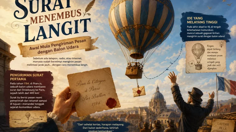 Surat Menembus Langit: Awal Mula Pengiriman Pesan dengan Balon Udara