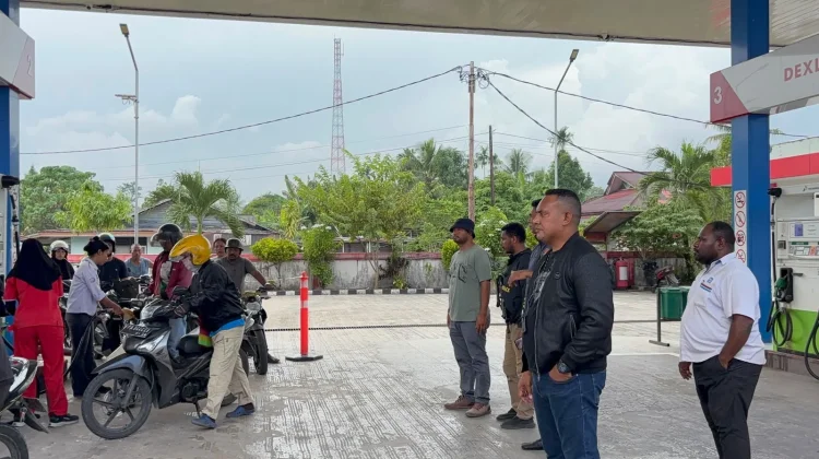 Polres Biak Kembali Tertibkan Penyalahgunaan BBM Subsidi di SPBU