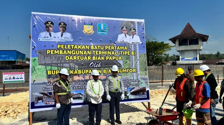 Terminal Darfuar Biak Menjadi "Pilot Project"Terminal Tipe B Pertama di Papua