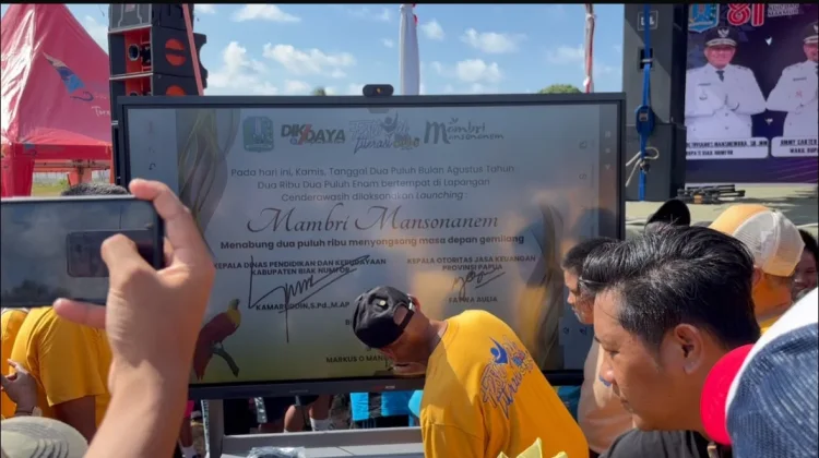 Dikdaya Biak Luncurkan Gerakan "Mambri Mansonanem" untuk Para Pelajar di Biak