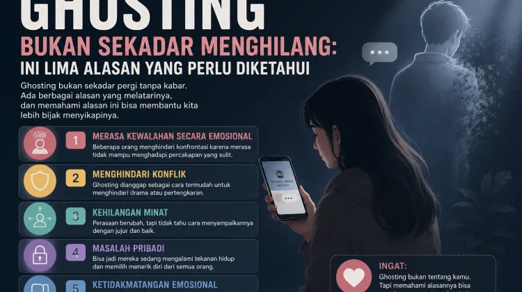Ghosting Bukan Sekadar Menghilang: Ini Lima Alasan yang Perlu di Ketahui