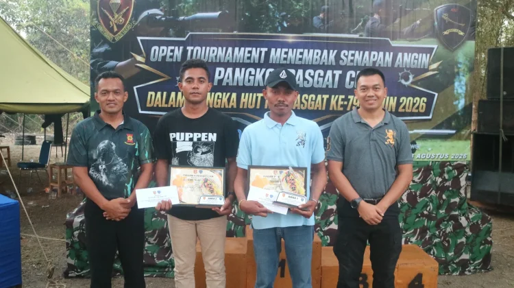 Open Turnamen Senapan Angin Pangkorpasgat Cup 2026 Resmi Ditutup.