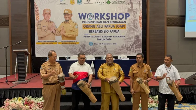 Program SKALA Dorong Pendataan OAP Berbasis SIO Papua di Biak Numfor