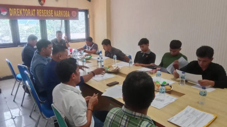 Sat Narkoba Polres Biak Laksanakan Gelar Perkara Kasus Narkotika di Polda Papua