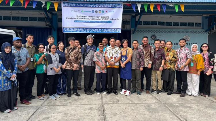 Jepang, JICA dan UNICEF Kunjungi SPPG Sehat Wijaya Biak