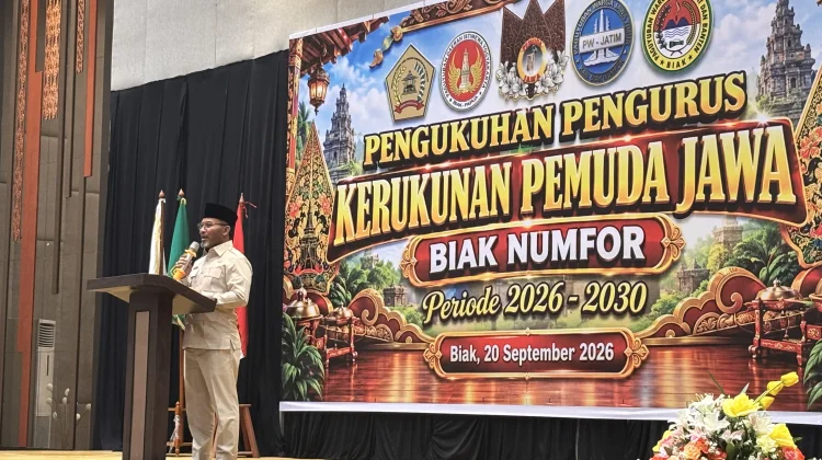Pengurus Kerukunan Pemuda Jawa Kabupaten Biak Numfor Resmi dikukuhkan