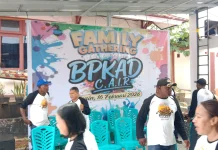 BPKAD Biak Gelar Family Gathering Menjalin Keakraban, Kekeluargaan