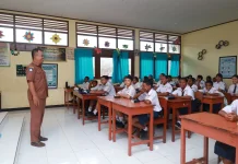 Bintal SMP N 2 Biak, Wujudkan Karakter Anak Indonesia Hebat