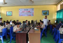 SMP Negeri 2 Biak Kota, Gelar Simulasi TKA