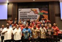 BPP Gelar Rakor Program Percepatan Pembangunan Papua di Biak