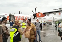 Resmi,Penerbangan Perdana Sorong-Biak-Sorong