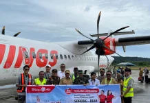 Wings Air Buka Rute Sorong–Biak,Perkuat Konektivitas dan Dorong Pariwisata