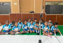 TK Sukaria Biak Edukasi Air Udara Api Melalui Siaran RRI