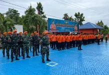 Kantor SAR Biak Gelar Apel Siaga SAR Khusus Lebaran 2026
