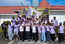 Wabup Biak Numfor Lepas Kontingen Pertina Tampil di Kejurda