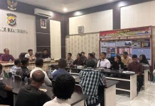 Asistensi Penerimaan Anggota Polri dari Biro SDM Polda Papua digelar di Biak
