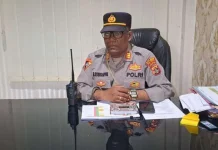 Puluhan Personel Polres Biak Numfor,Amankan Rangkaian Perayaan Paskah
