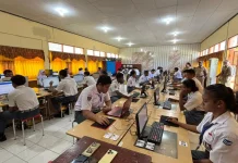SMA Negeri 1 Biak, Gelar Ujian Sekolah Berbasis IT, 393 Siswa Ikut serta
