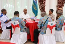 BPS Wilayah Tiga dan Bupati Biak Bahas YPK