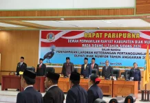DPRK Biak Numfor Gelar Paripurna Penyampaian LKPJ 2025