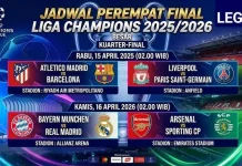 Jadwal Liga Champions, 16 April 2026: Bayern vs Madrid, Arsenal vs Sporting CP