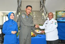 HUT Ke-6 Wing Udara 3 Puspenerbal, Bupati Biak Numfor Apresiasi Sinergitas TNI-Pemda
