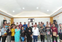 Bupati Biak Numfor, Resmikan Gedung Gereja Baru GBI Cornerstone