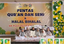 SD Plus Putra Permata Biak Gelar Pentas Qur'an & Seni, Dirangkai dengan Halal Bihalal