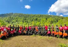 SAR Kelas A Biak dan Pasgat Gelar Latihan Vertical Rescue