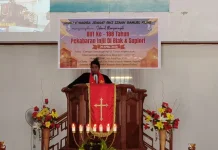 HUT PI Biak - Supiori Diperingati GKI IS Kijne Samofa