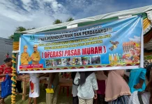 Momentum Hardiknas, Pemda Biak Numfor Gelar Pasar Murah