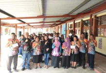 Anggota DPD RI Dapil Papua, Lalita, Sosialisasi Empat Pilar Kebangsaan di SMPN 2 Biak
