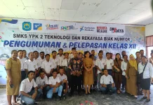 Siswa Kelas XII SMKS YPK 2 Biak Numfor Tahun Ajaran 2025/2026, Lulus 100 Persen