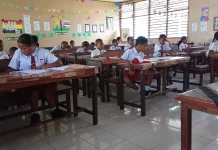 Sebanyak 63 Siswa Kelas VI SD YPK Sorido Biak Ikuti  Ujian Akhir Sekolah