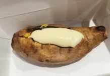 Ubi Bakar Cream Cheese Jadi Rebutan