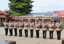 Polres Biak Numfor Laksanakan Serah Terima dan Pengukuhan Pejabat