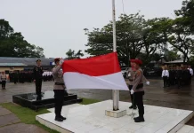 Kapolres Biak Numfor, AKBP Ari Trestiawan Pimpin Upacara Harkitnas ke-118