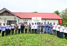 Pangkodau III Resmikan Pos Perwakilan TNI AU Abreso Manokwari Selatan