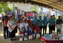 Ketua TP PKK Papua,Kunjungi PAUD Bunda Kasih Mansoben di Kabupaten Supiori